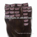 Remy or no remy human hair Clip in clip on hair extension